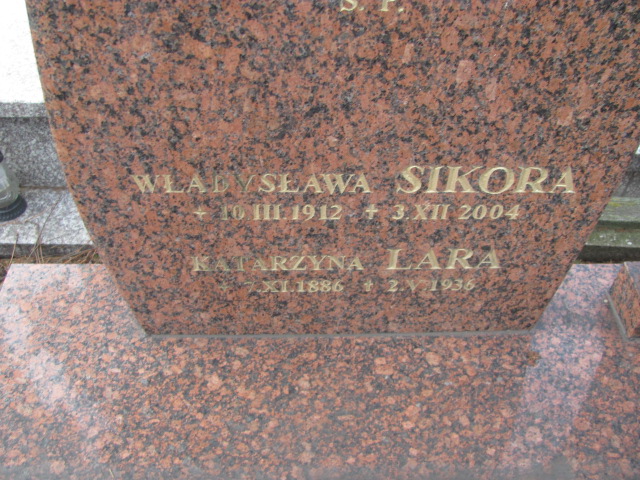 Stanisław Sikora 1911 Częstochowa Kule - Grobonet - Wyszukiwarka osób pochowanych