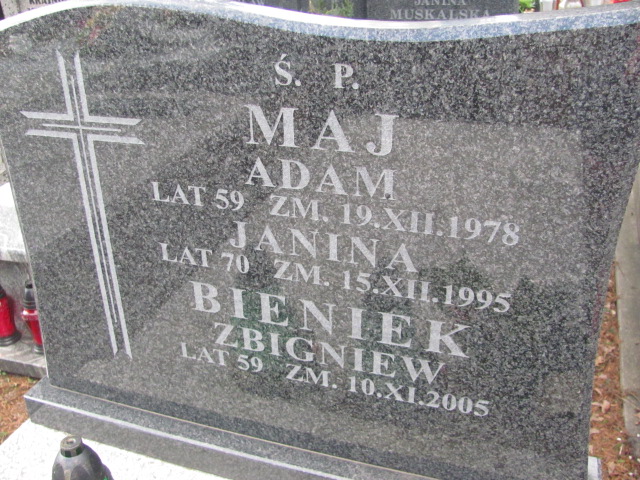 Janina Maj Częstochowa Kule - Grobonet - Wyszukiwarka osób pochowanych