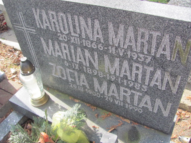 Karolina Martan 1866 Częstochowa Kule - Grobonet - Wyszukiwarka osób pochowanych