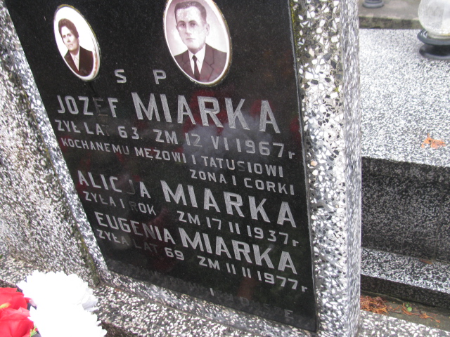 Alicja Miarka Częstochowa Kule - Grobonet - Wyszukiwarka osób pochowanych