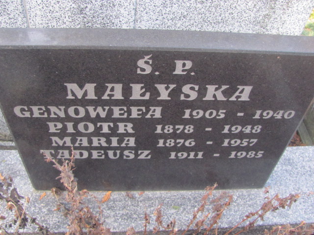 Anna Małyska 1932 Częstochowa Kule - Grobonet - Wyszukiwarka osób pochowanych