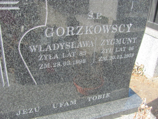 Zygmunt Gorzkowski Częstochowa Kule - Grobonet - Wyszukiwarka osób pochowanych