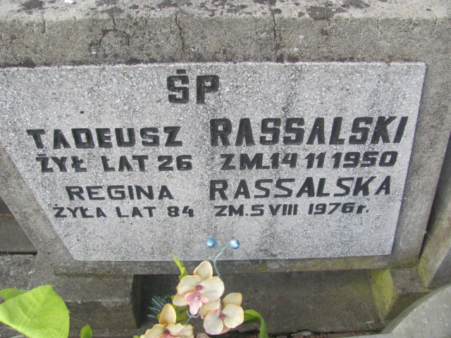 Regina Rassalska Częstochowa Kule - Grobonet - Wyszukiwarka osób pochowanych
