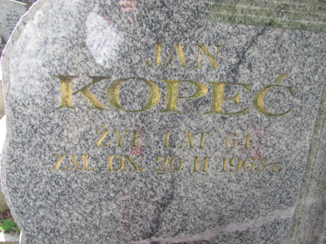 Ryszard Kopeć 1940 Częstochowa Kule - Grobonet - Wyszukiwarka osób pochowanych