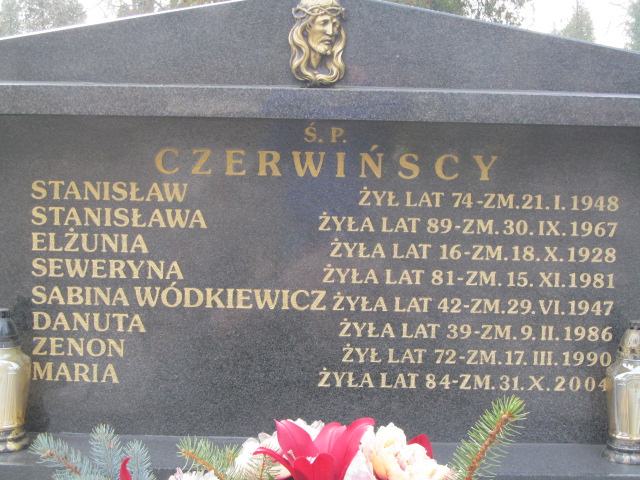 Stanisława Czerwińska Częstochowa Kule - Grobonet - Wyszukiwarka osób pochowanych