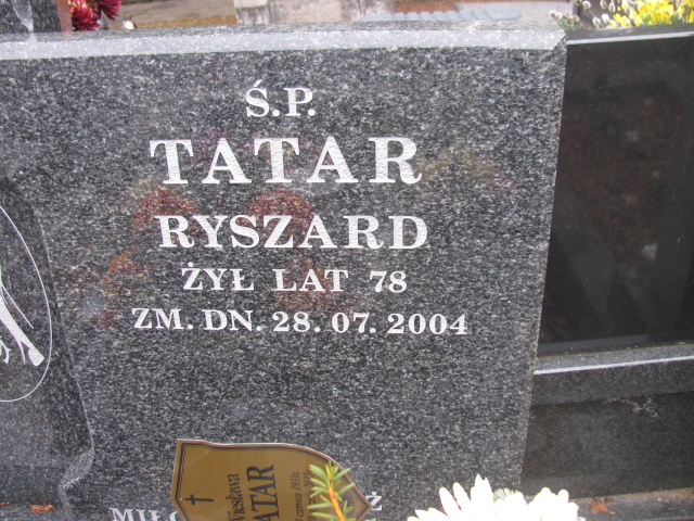 Ryszard Tatar Częstochowa Kule - Grobonet - Wyszukiwarka osób pochowanych