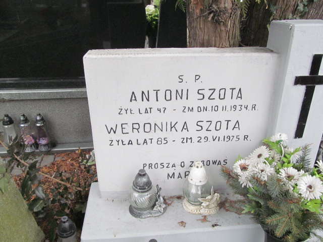 Weronika Szota Częstochowa Kule - Grobonet - Wyszukiwarka osób pochowanych