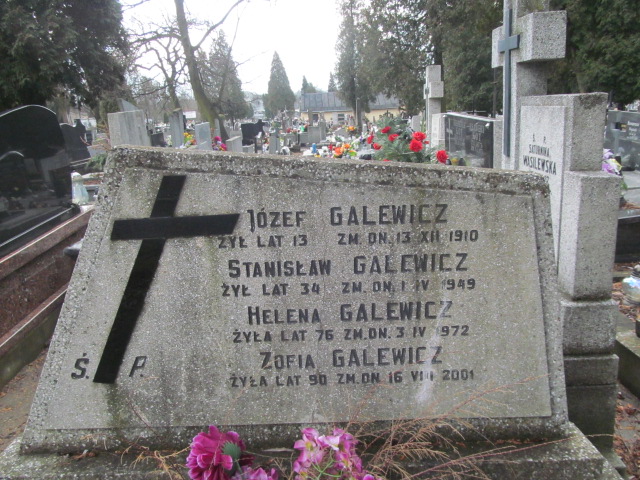 Stanisław Galewicz Częstochowa Kule - Grobonet - Wyszukiwarka osób pochowanych