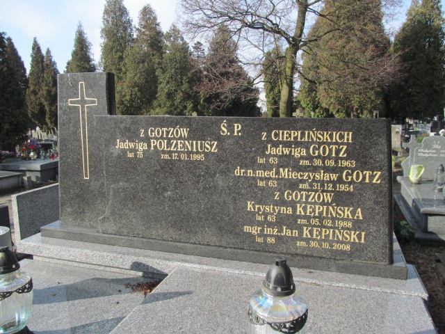 Jadwiga Gotz Częstochowa Kule - Grobonet - Wyszukiwarka osób pochowanych