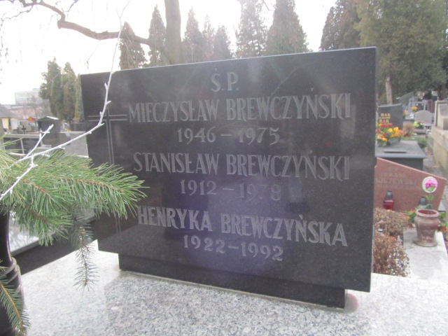 Mieczysław Brewczyński 1945 Częstochowa Kule - Grobonet - Wyszukiwarka osób pochowanych