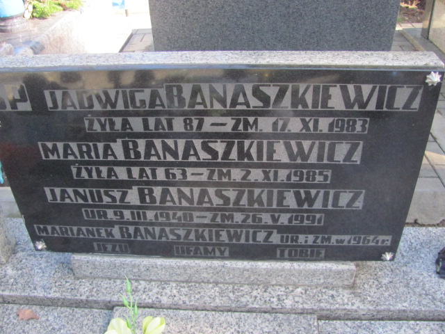 Janusz Banaszkiewicz 1940 Częstochowa Kule - Grobonet - Wyszukiwarka osób pochowanych