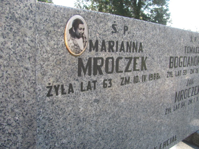 Agata Mroczek 1954 Częstochowa Kule - Grobonet - Wyszukiwarka osób pochowanych