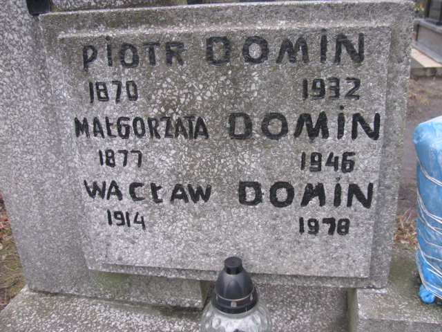 Piotr Domin  1869 Częstochowa Kule - Grobonet - Wyszukiwarka osób pochowanych