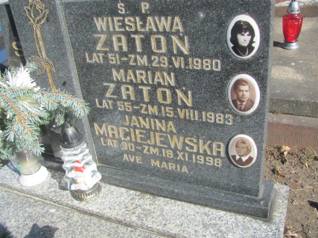 Marian Zatoń Częstochowa Kule - Grobonet - Wyszukiwarka osób pochowanych