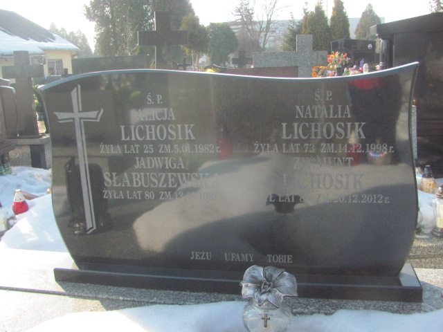 Zygmunt Lichosik Częstochowa Kule - Grobonet - Wyszukiwarka osób pochowanych