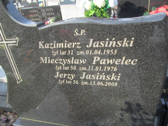 Kazimierz Jasiński Częstochowa Kule - Grobonet - Wyszukiwarka osób pochowanych