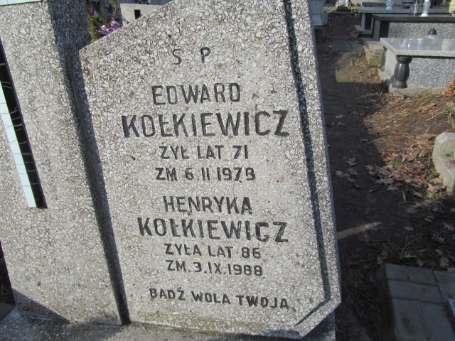 Edward Kołkiewicz Częstochowa Kule - Grobonet - Wyszukiwarka osób pochowanych