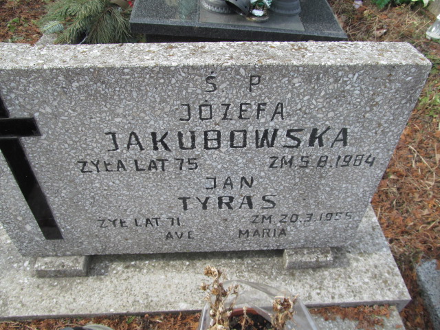 Józefa Jakubowska Częstochowa Kule - Grobonet - Wyszukiwarka osób pochowanych