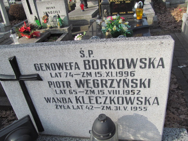 Genowefa Borkowska Częstochowa Kule - Grobonet - Wyszukiwarka osób pochowanych