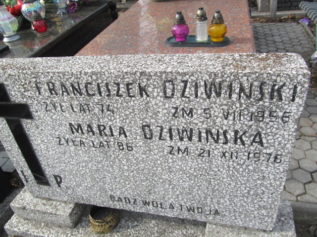 Maria Dziwińska Częstochowa Kule - Grobonet - Wyszukiwarka osób pochowanych