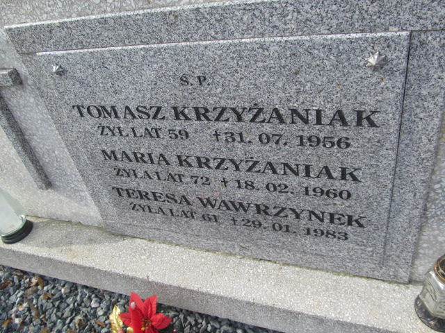Tomasz Krzyżaniak Częstochowa Kule - Grobonet - Wyszukiwarka osób pochowanych