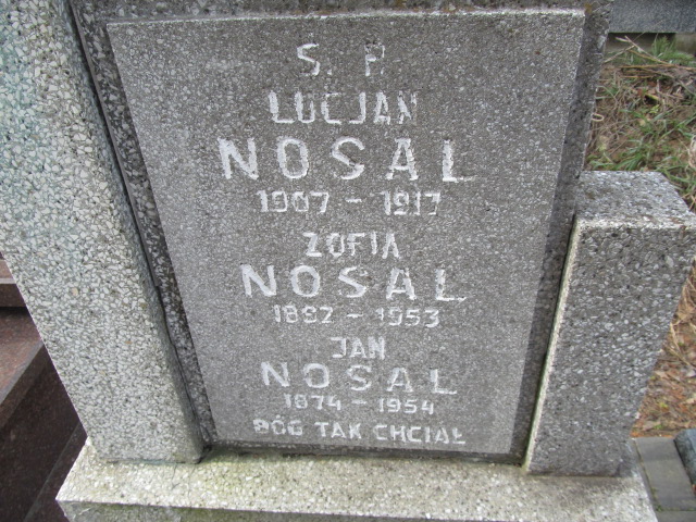 Jan Nosal 1873 Częstochowa Kule - Grobonet - Wyszukiwarka osób pochowanych