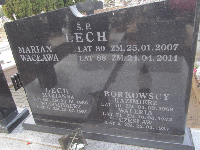 Ireneusz Lech 1956 Częstochowa Kule - Grobonet - Wyszukiwarka osób pochowanych