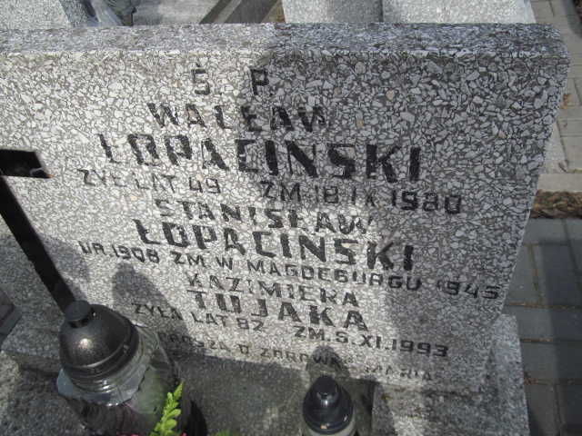 Wacław Łopaciński Częstochowa Kule - Grobonet - Wyszukiwarka osób pochowanych
