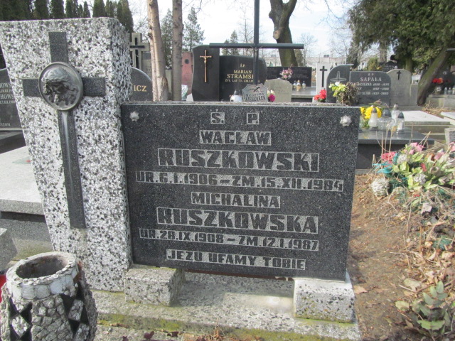 Wacław Ruszkowski 1906 Częstochowa Kule - Grobonet - Wyszukiwarka osób pochowanych