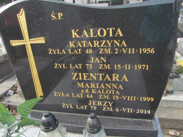 Jan Kalota Częstochowa Kule - Grobonet - Wyszukiwarka osób pochowanych