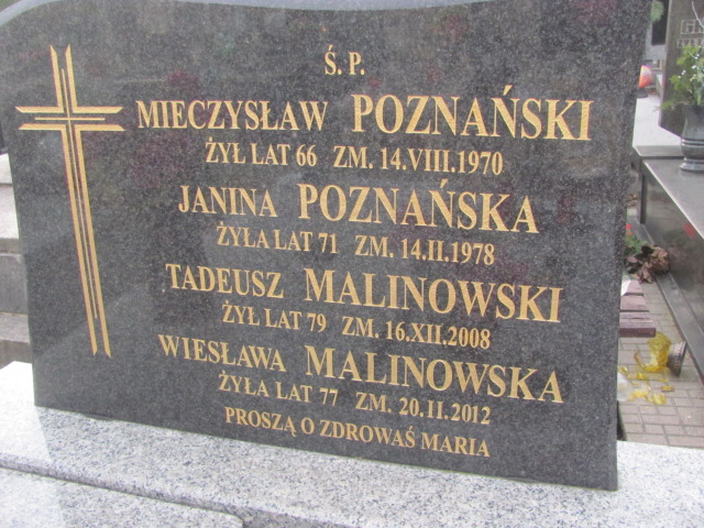 Mieczysław Poznański Częstochowa Kule - Grobonet - Wyszukiwarka osób pochowanych