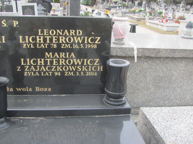 Leonard Lichterowicz Częstochowa Kule - Grobonet - Wyszukiwarka osób pochowanych