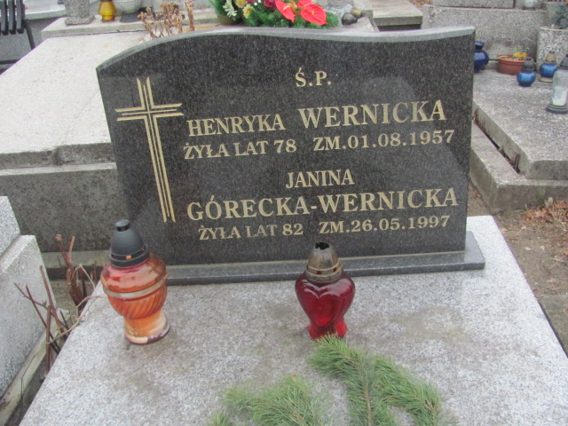 Janina Górnicka Wernicka  Częstochowa Kule - Grobonet - Wyszukiwarka osób pochowanych