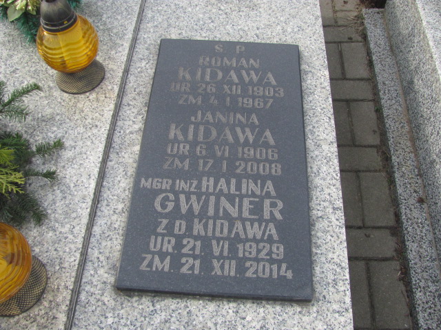 Halina Gwiner 1929 Częstochowa Kule - Grobonet - Wyszukiwarka osób pochowanych