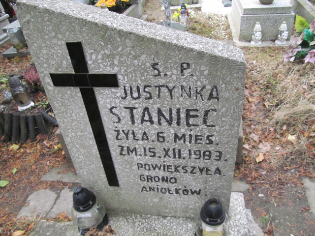 Justyna Staniec Częstochowa Kule - Grobonet - Wyszukiwarka osób pochowanych