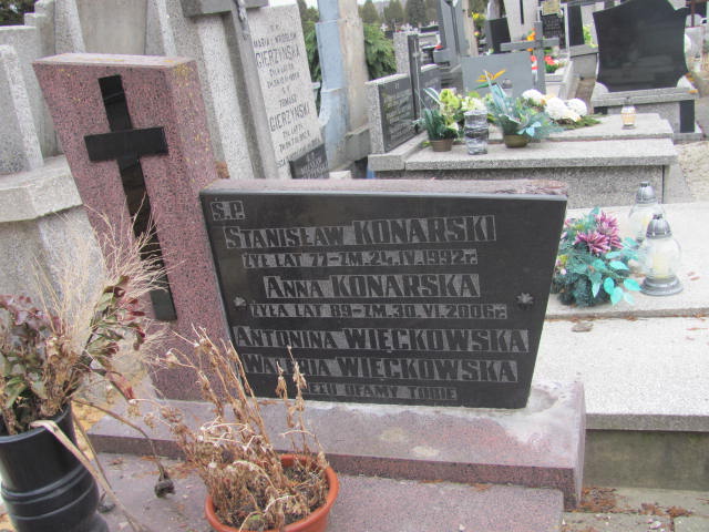 Anna Konarska Częstochowa Kule - Grobonet - Wyszukiwarka osób pochowanych