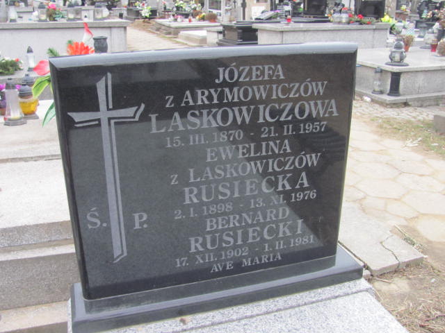 Bernard Rusiecki 1902 Częstochowa Kule - Grobonet - Wyszukiwarka osób pochowanych