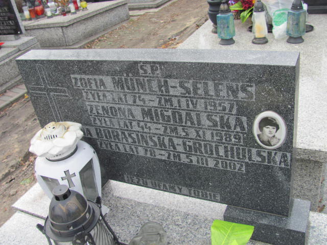 Zofia Munch Selens Częstochowa Kule - Grobonet - Wyszukiwarka osób pochowanych