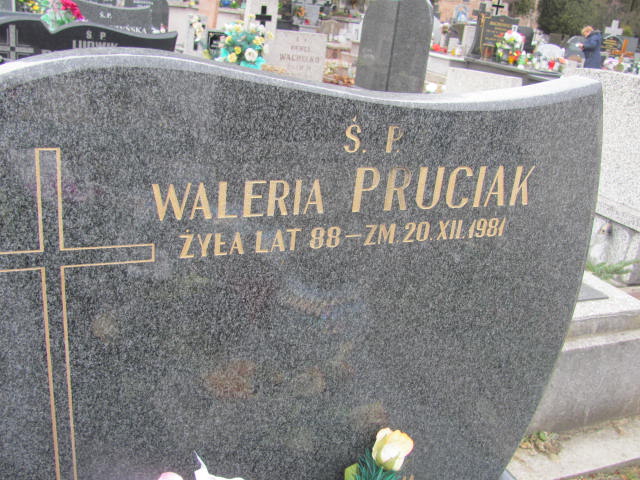 Waleria Pruciak Częstochowa Kule - Grobonet - Wyszukiwarka osób pochowanych