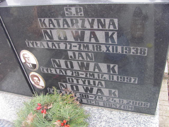 Otylia Nowak 1916 Częstochowa Kule - Grobonet - Wyszukiwarka osób pochowanych