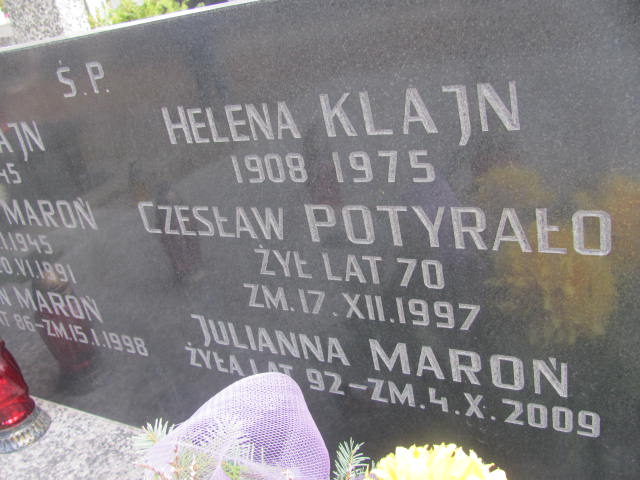 Czesław Potyrało Częstochowa Kule - Grobonet - Wyszukiwarka osób pochowanych