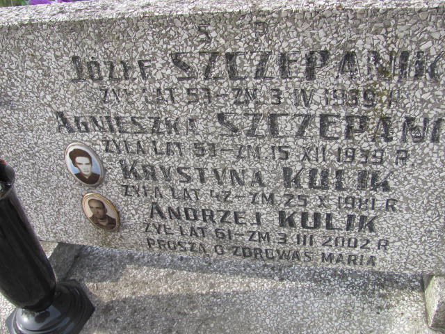 Agnieszka Szczepanik Częstochowa Kule - Grobonet - Wyszukiwarka osób pochowanych