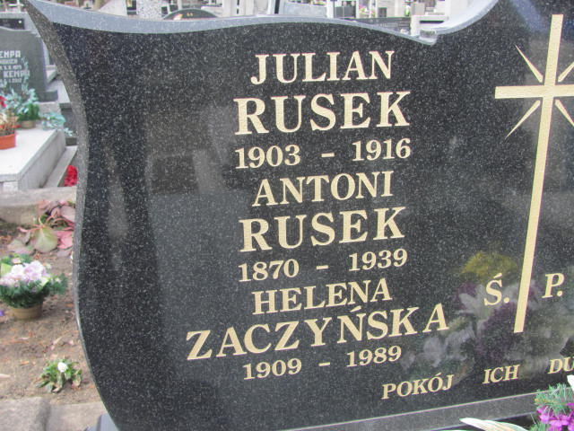 Janusz Zaczyński 1933 Częstochowa Kule - Grobonet - Wyszukiwarka osób pochowanych