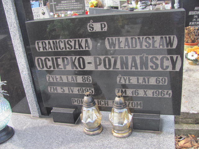 Renata Ociepko-Poznańska 1949 Częstochowa Kule - Grobonet - Wyszukiwarka osób pochowanych