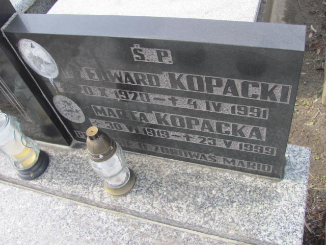 Maria Kopacka 1919 Częstochowa Kule - Grobonet - Wyszukiwarka osób pochowanych