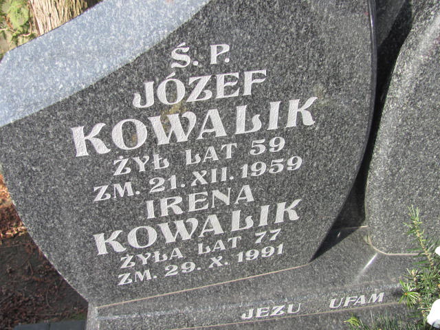 Józef Kowalik Częstochowa Kule - Grobonet - Wyszukiwarka osób pochowanych