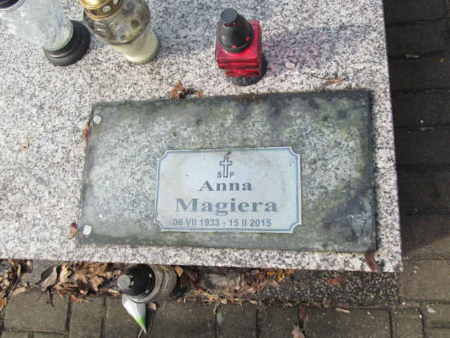 Anna Magiera 1933 Częstochowa Kule - Grobonet - Wyszukiwarka osób pochowanych