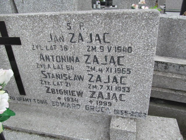 Sabina Zając Częstochowa Kule - Grobonet - Wyszukiwarka osób pochowanych
