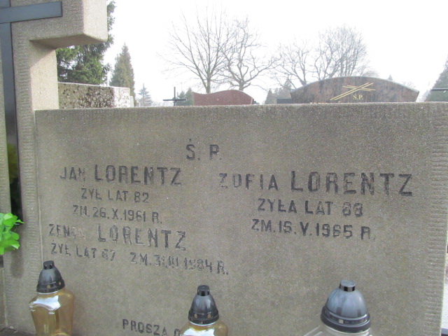 Zofia Lorentz Częstochowa Kule - Grobonet - Wyszukiwarka osób pochowanych