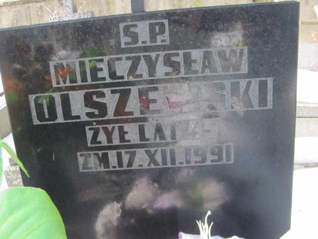 Mieczysław Olszewski Częstochowa Kule - Grobonet - Wyszukiwarka osób pochowanych